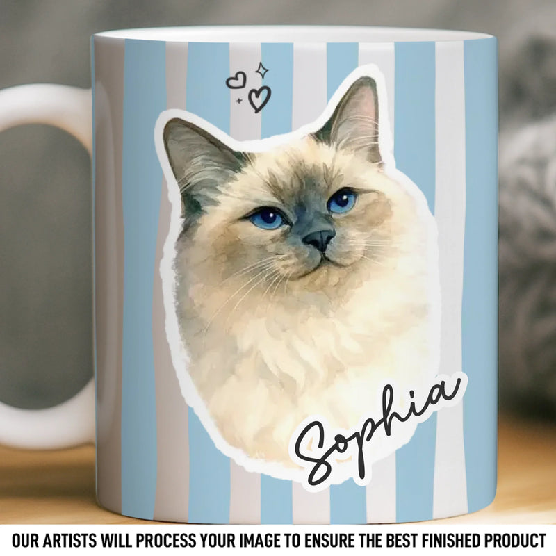 Custom Photo Mug - Personalized Birthday Gifts For Dog Cat Lovers, Dog Dad And Mom, Cat Owners - Home Feels Warmer With You