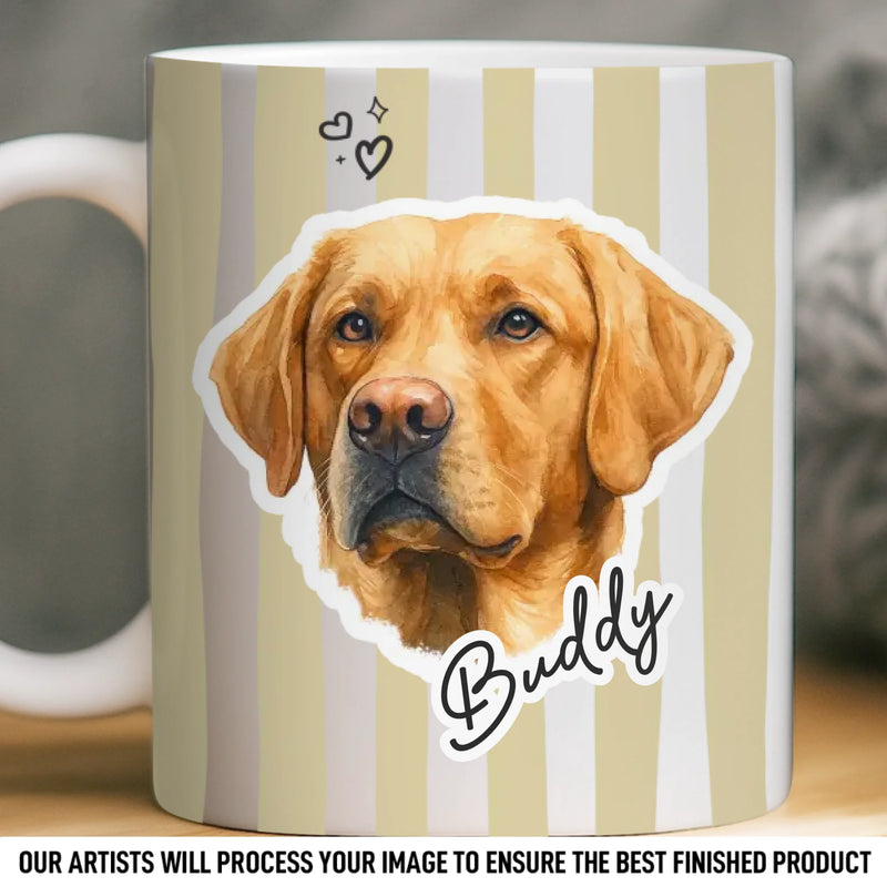 Custom Photo Mug - Personalized Birthday Gifts For Dog Cat Lovers, Dog Dad And Mom, Cat Owners - Home Feels Warmer With You