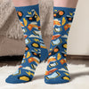 Custom Kids Crew Socks - Personalized Bookish Gifts For Book Lovers, Bookworms, Readers - Bookworm At Rest