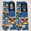 Custom Kids Crew Socks - Personalized Bookish Gifts For Book Lovers, Bookworms, Readers - Bookworm At Rest