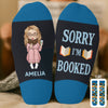 Custom Crew Socks - Personalized Bookish Gifts For Book Lovers, Bookworms, Readers - Bookworm On Break