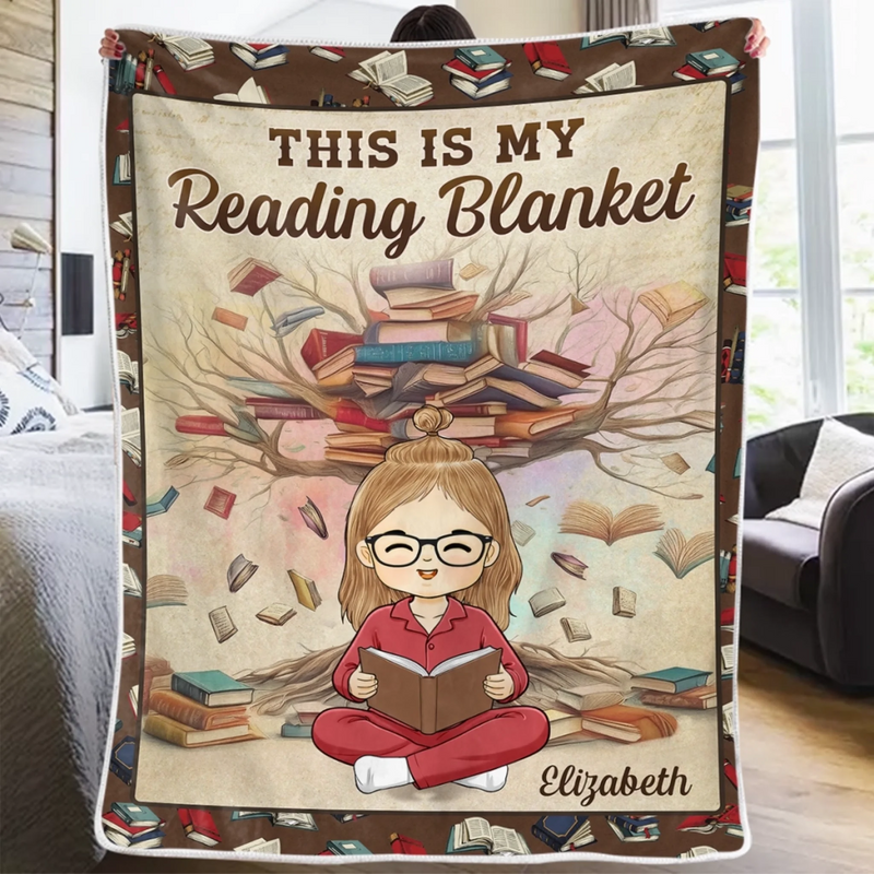 Custom Blanket - Personalized Bookish Gifts For Book Lovers, Bookworms, Readers - The Warmth Of A Blanket Enhances Every Story