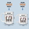 Custom Mug - Personalized Funny Gifts For Coworker, Work Bestie - Team Spirit Always Lifts Me Up