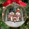 Custom Snowman 3D Acrylic Ball Ornament - Personalized Christmas Birthday Gifts For Grandpa, Grandma - Our Favorite Christmas Memories