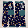 Custom Kid Crew Socks - Personalized Bookish Gifts For Book Lovers, Bookworms, Readers - Need All These Books
