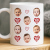 Custom Photo Mug - Personalized Birthday Gifts For Mom, Dad, Brother, Sister, Kids - My Heart Walks With You Always