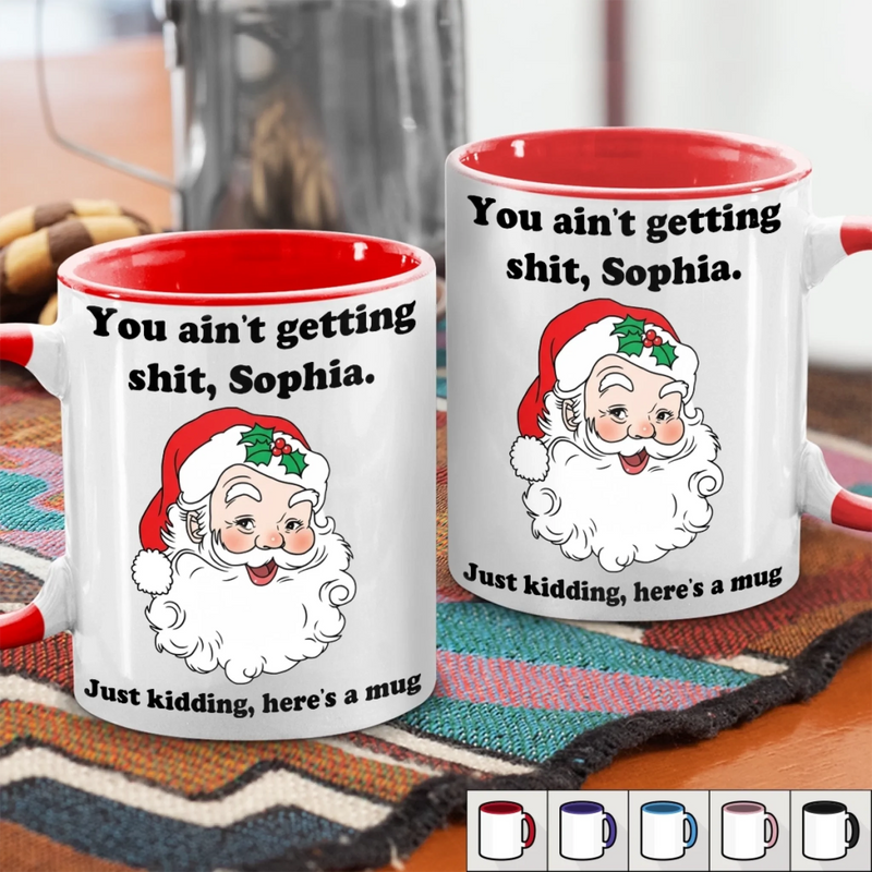 Custom Accent Mug - Personalized Christmas Funny Gifts For Best Friends, Family, Coworker, Work Bestie - Too Cute To Function