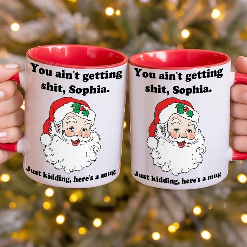 Custom Accent Mug - Personalized Christmas Funny Gifts For Best Friends, Family, Coworker, Work Bestie - Too Cute To Function