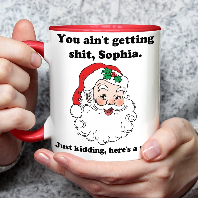 Custom Accent Mug - Personalized Christmas Funny Gifts For Best Friends, Family, Coworker, Work Bestie - Too Cute To Function