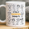 Custom Mug - Personalized Birthday Gifts For Mom, Grandma - Growing Love In Our Little World
