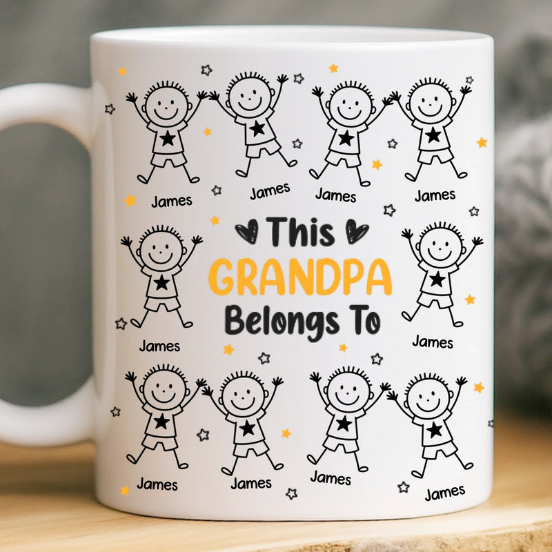 Custom Mug - Personalized Birthday Gifts For Mom, Grandma - Growing Love In Our Little World