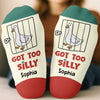 Custom Silly Goose Crew Socks - Personalized Birthday Gifts For Besties, Sisters, BFF, Family, Yourself - Mastering My Own Chaos