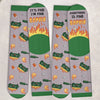 Custom Dumpster Fire Crew Socks - Personalized Funny Gifts For Coworker, Work Bestie - Thriving In Our Daily Chaos