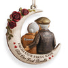 Custom Wood Ornament - Personalized Anniversary Christmas Wedding Gifts For Husband And Wife, Him And Her - Growing Old Staying Gold