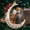 Custom Wood Ornament - Personalized Anniversary Christmas Wedding Gifts For Husband And Wife, Him And Her - Growing Old Staying Gold