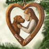 Custom Wood Ornament - Personalized Christmas Birthday Gifts For Dog Lovers, Dog Dad And Mom - Paws Fill My World
