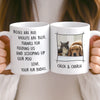 Custom Photo Mug - Personalized Christmas Birthday Gifts For Dog Cat Lovers, Dog Dad And Mom, Cat Owners - Your Daily Chore Reminder