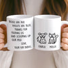Custom Mug - Personalized Christmas Birthday Gifts For Dog Cat Lovers, Dog Dad And Mom, Cat Owners - Fur Babies, Full Drama