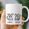 Custom Mug - Personalized Christmas Birthday Gifts For Dog Cat Lovers, Dog Dad And Mom, Cat Owners - Fur Babies, Full Drama