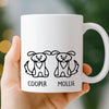 Custom Mug - Personalized Christmas Birthday Gifts For Dog Lovers, Dog Dad And Mom - Pet Hair, Don’t Care