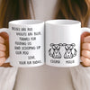 Custom Mug - Personalized Christmas Birthday Gifts For Dog Lovers, Dog Dad And Mom - Pet Hair, Don’t Care