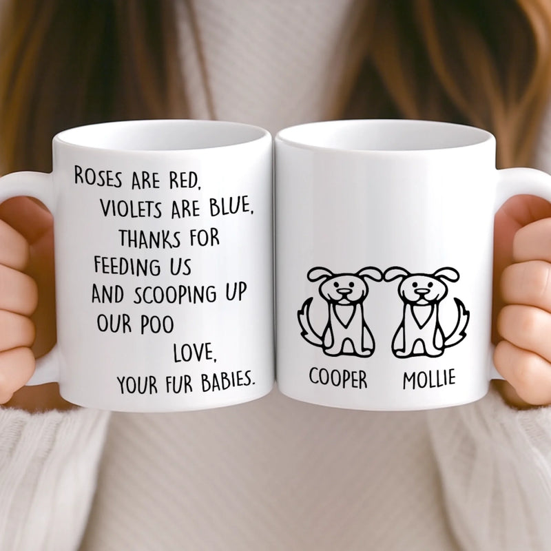 Custom Mug - Personalized Christmas Birthday Gifts For Dog Lovers, Dog Dad And Mom - Pet Hair, Don’t Care