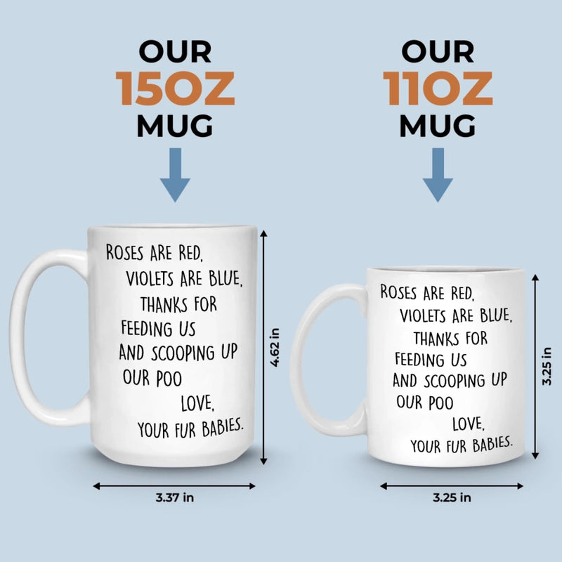 Custom Mug - Personalized Christmas Birthday Gifts For Dog Lovers, Dog Dad And Mom - Pet Hair, Don’t Care
