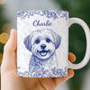 Custom Photo Mug - Personalized Christmas Birthday Gifts For Dog Cat Lovers, Dog Dad And Mom, Cat Owners - Pawsitive Chaos Only