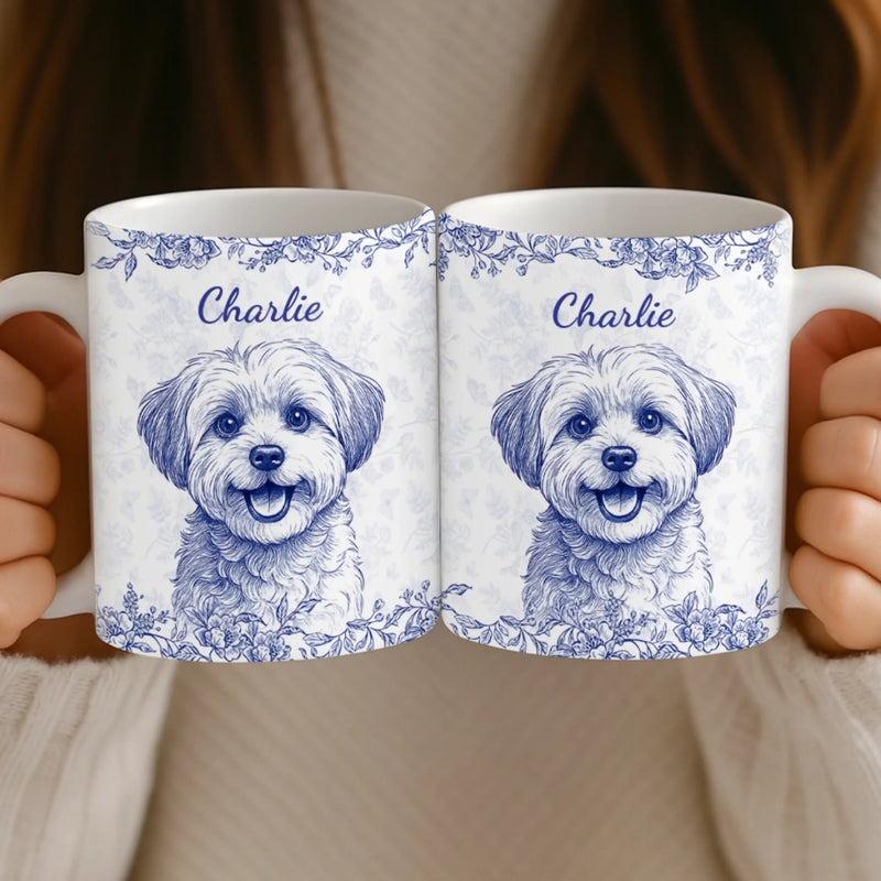 Custom Photo Mug - Personalized Christmas Birthday Gifts For Dog Cat Lovers, Dog Dad And Mom, Cat Owners - Pawsitive Chaos Only