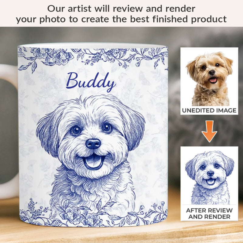 Custom Photo Mug - Personalized Christmas Birthday Gifts For Dog Cat Lovers, Dog Dad And Mom, Cat Owners - Pawsitive Chaos Only