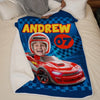 Custom Photo Blanket - Personalized Birthday Gifts For Kids - Racing My Own Way