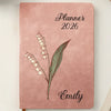 Custom Leather Writing Journal - Personalized Birthday Gifts For Besties, Sisters, BFF, Family, Yourself - Building My Tomorrow With Intention