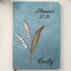 Custom Leather Writing Journal - Personalized Birthday Gifts For Besties, Sisters, BFF, Family, Yourself - Building My Tomorrow With Intention