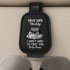Custom Photo Leather Car Visor - Personalized Christmas Baby Shower, Gender Reveal Gifts For New Moms, New Dads, New Parents - Welcome To Your World