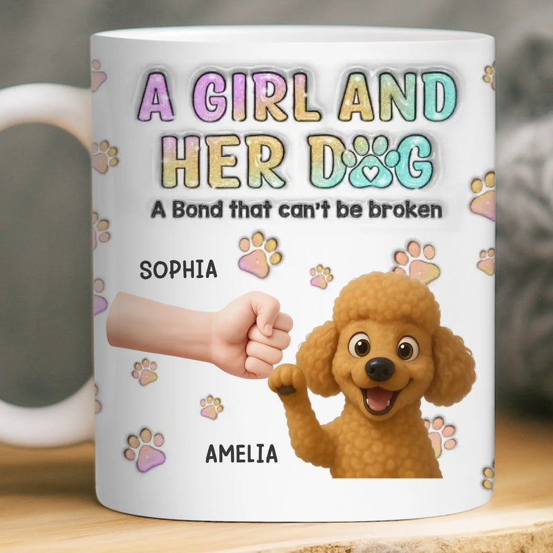Custom Mug - Personalized Birthday Gifts For Dog Lovers, Dog Dad And Mom - Home Is Fur Covered