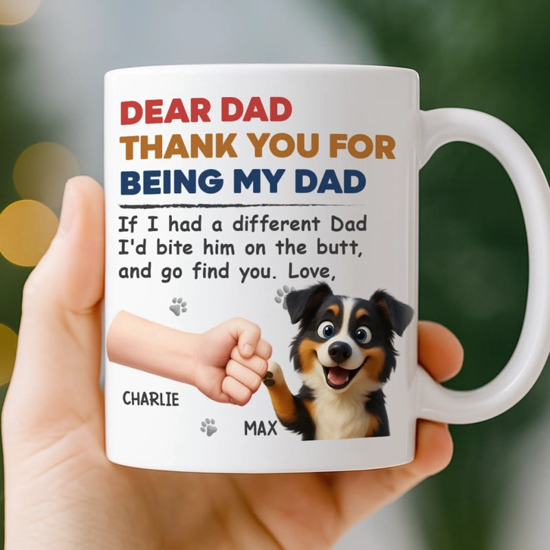 Custom Mug - Personalized Birthday Gifts For Dog Cat Lovers, Dog Dad And Mom, Cat Owners - Fur Ever In My Heart