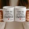 Custom Mug - Personalized Birthday Gifts For Coworker, Work Bestie - Teamwork Keeps Us Moving Forward