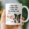 Custom Mug - Personalized Birthday Gifts For Dog Cat Lovers, Dog Dad And Mom, Cat Owners - My Pets Think I’m Cool