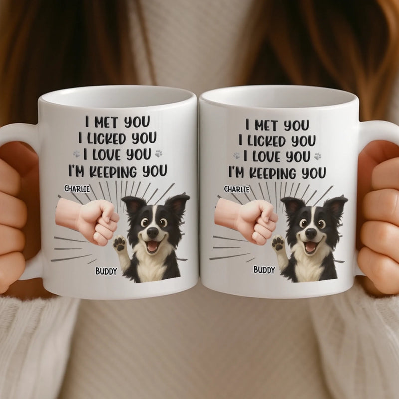 Custom Mug - Personalized Birthday Gifts For Dog Cat Lovers, Dog Dad And Mom, Cat Owners - My Pets Think I’m Cool