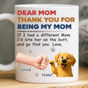 Custom Mug - Personalized Birthday Gifts For Dog Cat Lovers, Dog Dad And Mom, Cat Owners - Fur Ever In My Heart