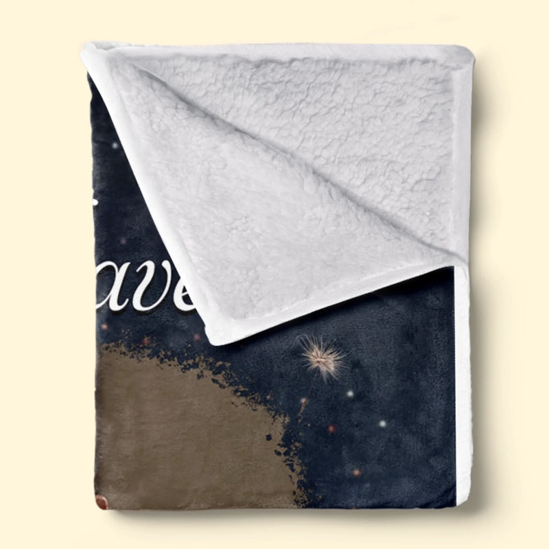 Custom Photo Blanket - Personalized Memorial Sympathy Gifts For Loss Of Mom, Dad - You Live In Every Quiet Miracle