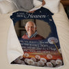 Custom Photo Blanket - Personalized Memorial Sympathy Gifts For Loss Of Mom, Dad - You Live In Every Quiet Miracle