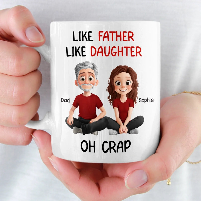 Custom Mug - Personalized Birthday Gifts For Mom, Dad, Daughter, Son - Love Holds Our Family Close