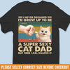Custom Unisex T-shirt, Premium T-shirt, Hoodie - Personalized Christmas Birthday Gifts For Cat Lovers, Cat Mom And Dad - Meow Icon Behavior