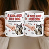 Custom Mug - Personalized Birthday Gifts For Dog Lovers, Dog Dad And Mom - I Work For Dog Treats