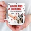 Custom Mug - Personalized Birthday Gifts For Dog Lovers, Dog Dad And Mom - I Work For Dog Treats