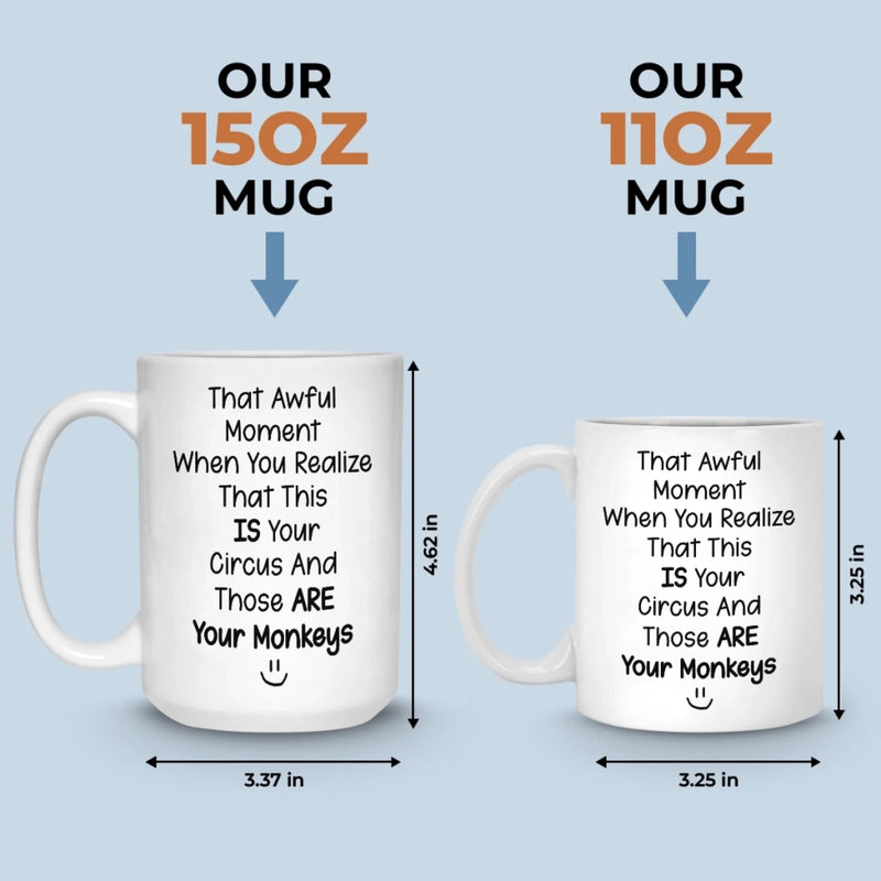 Custom Mug - Personalized Birthday Gifts For Mom, Dad, Brother, Sister, Kids - Together Is Our True Place