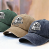 Custom Photo Vintage Washed Denim Baseball Cap - Personalized Birthday Gifts For Dog Cat Lovers, Dog Dad And Mom, Cat Owners - Fur Baby Obsessed