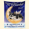 Custom Blanket - Personalized Pet Christmas Memorial Sympathy Gifts For Dogs, Cats - Your Pawprints Stay With Me
