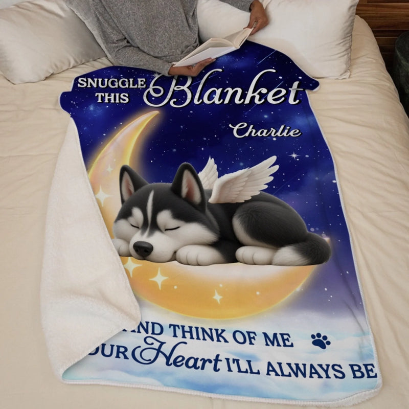 Custom Blanket - Personalized Pet Christmas Memorial Sympathy Gifts For Dogs, Cats - Your Pawprints Stay With Me